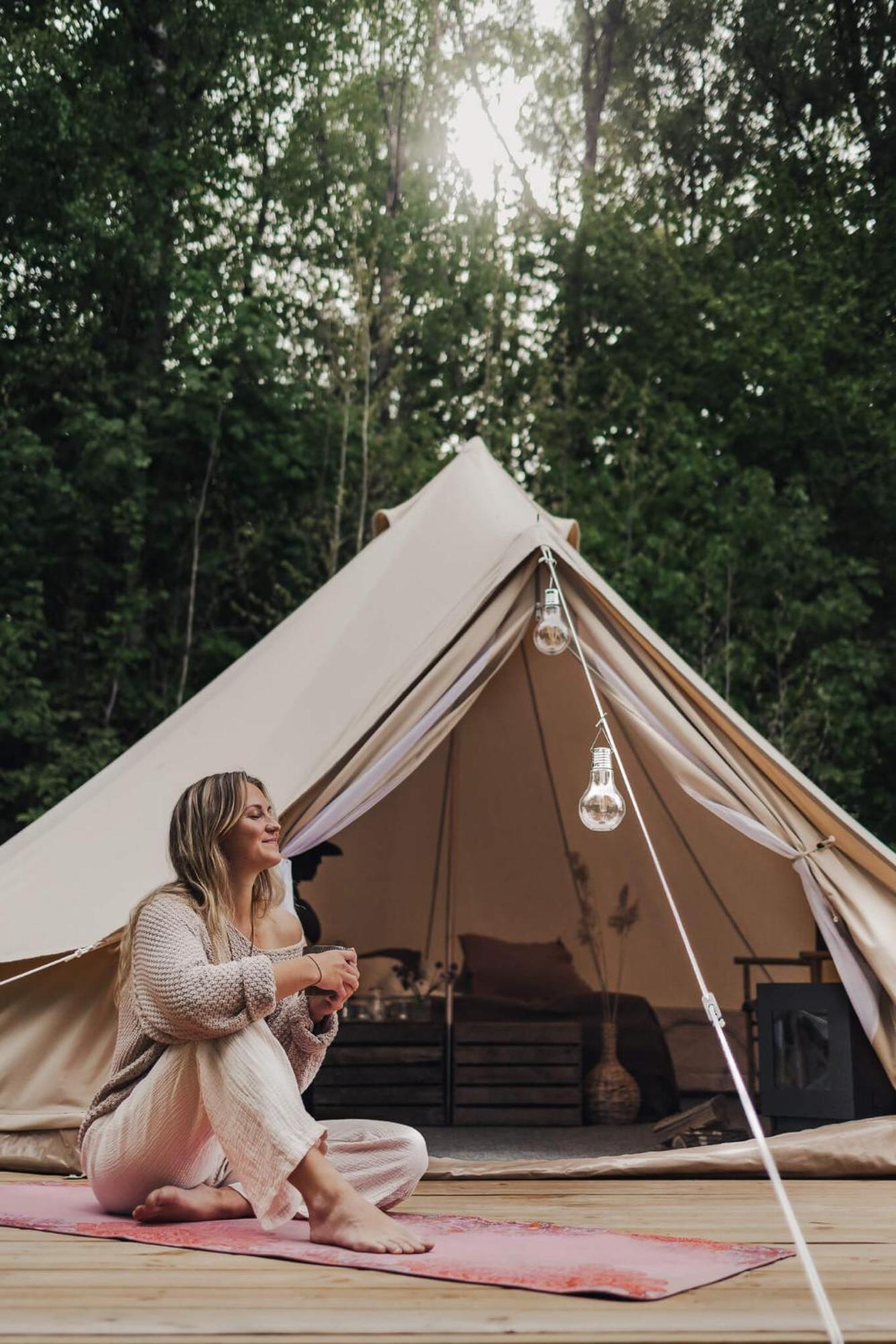 Falkeroed - Lyxig Glamping I Naturreservat Ink Frukost غريبستاد المظهر الخارجي الصورة