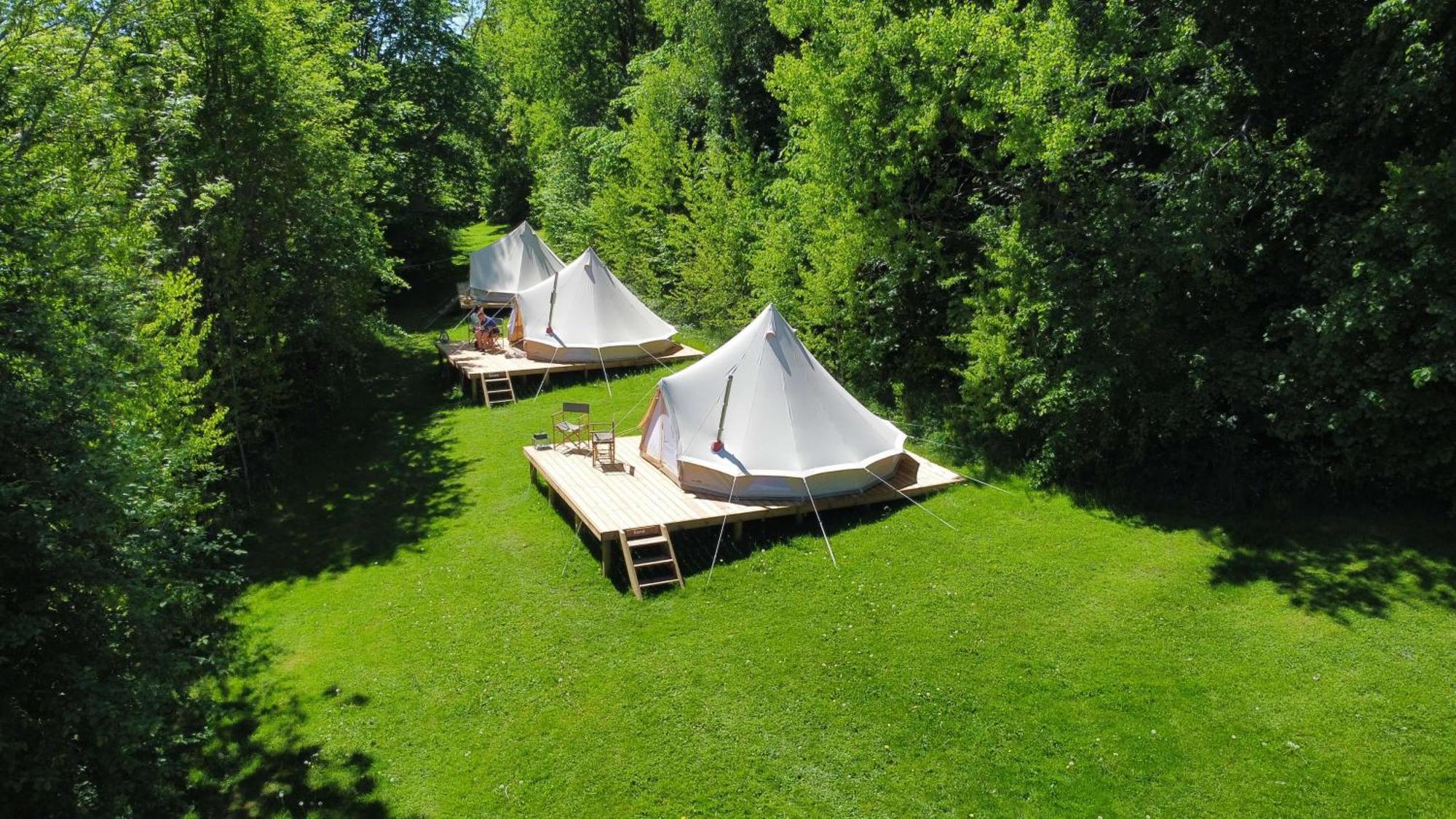 Falkeroed - Lyxig Glamping I Naturreservat Ink Frukost غريبستاد المظهر الخارجي الصورة